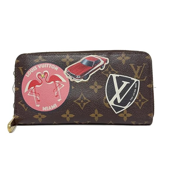 LOUIS VUITTON Zippy Wallet Long Wallet Monogram Canvas 347-081125 - Picture 1 of 5